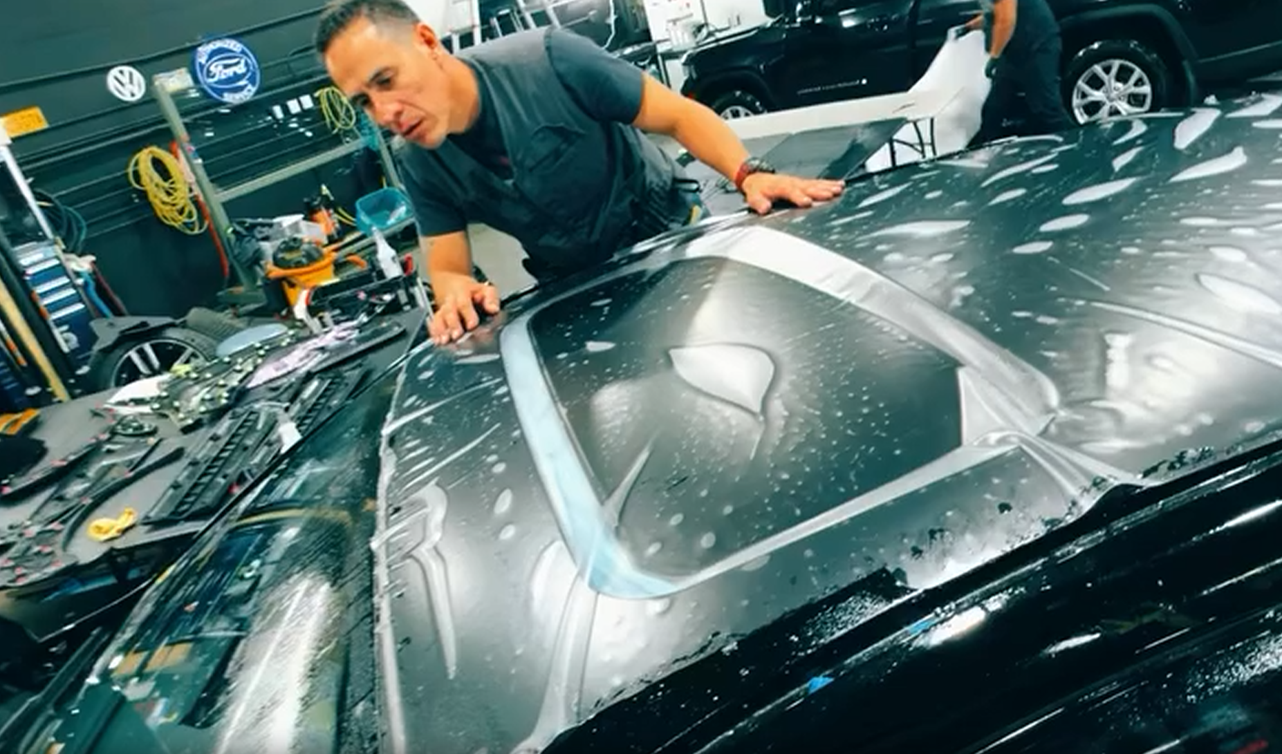 Black Porsche with Paint Protection Film Installation in Silverthorne, Colorado